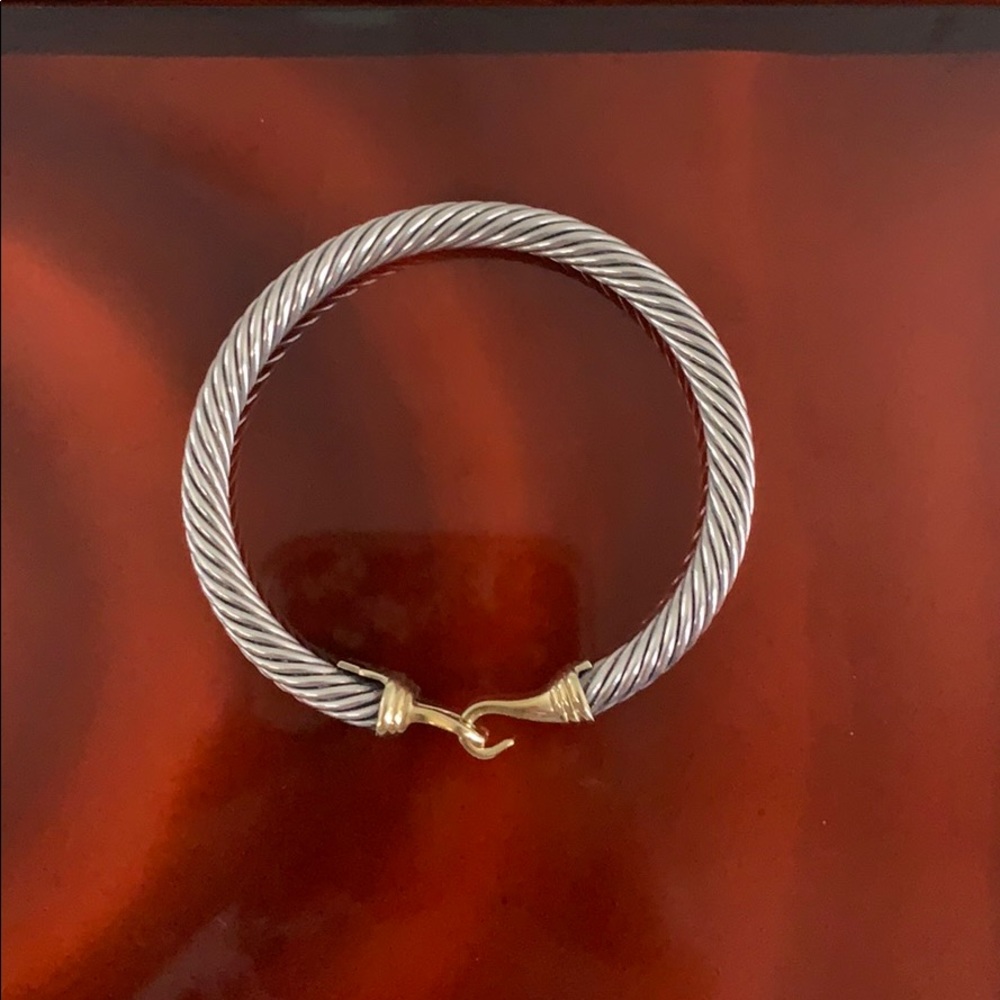 David Yurman 18 K GOLD Cable Collectible bangle